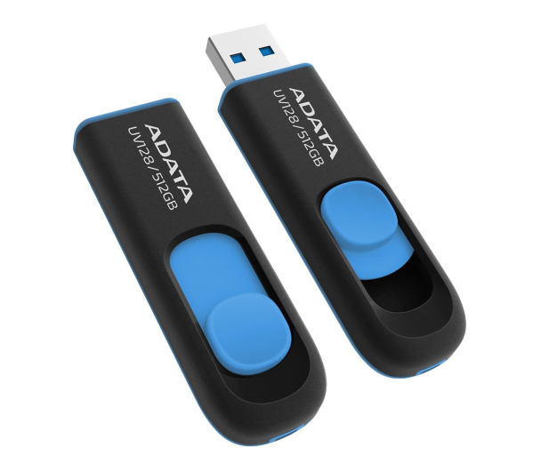 ADATA 512GB DashDrive UV128 czarno-niebieski (USB 3.2) - 1202710 - zdjęcie 2